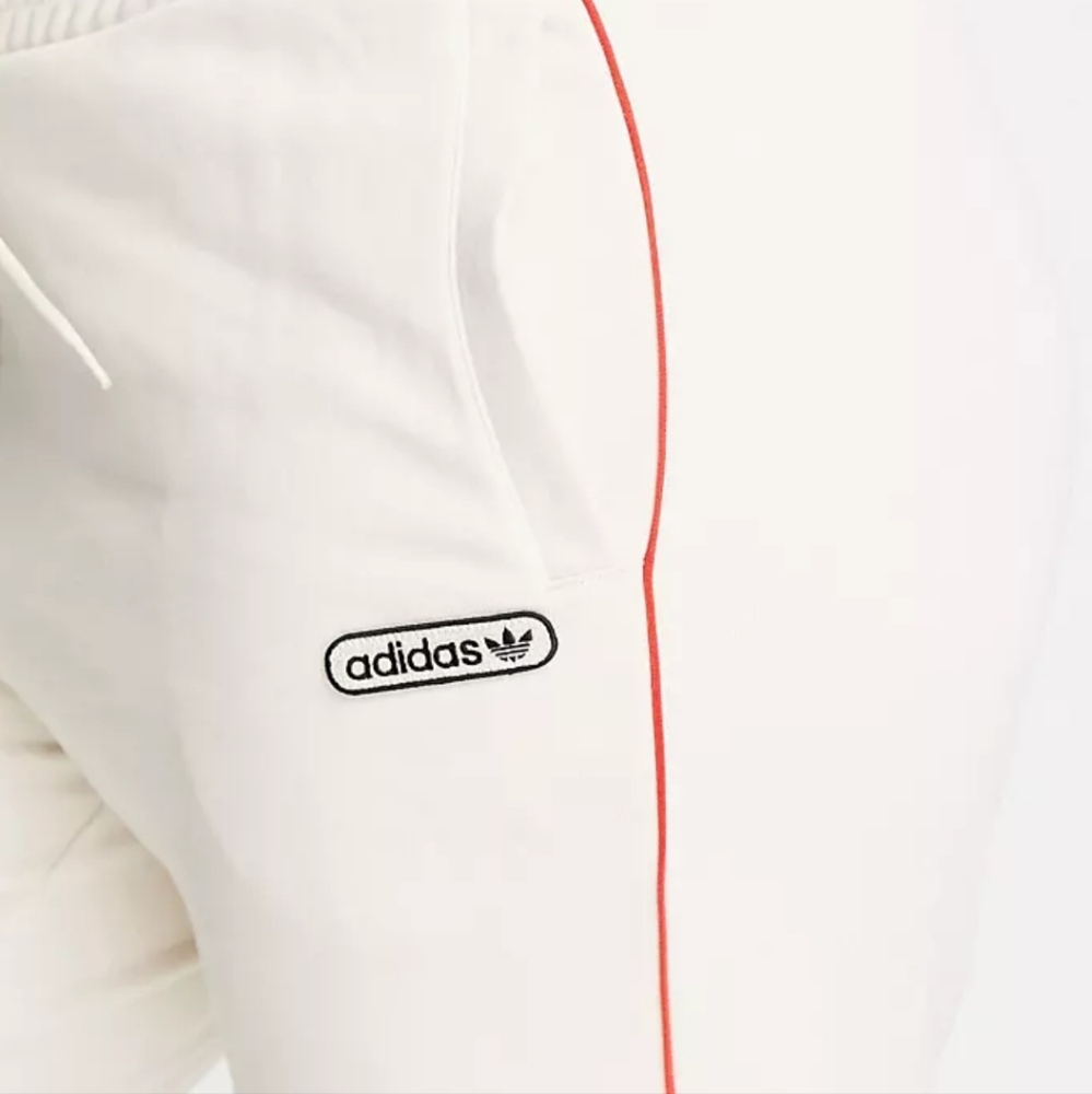 Adidas Originals 'Retro Luxury' Sweatpants in off white PLUS